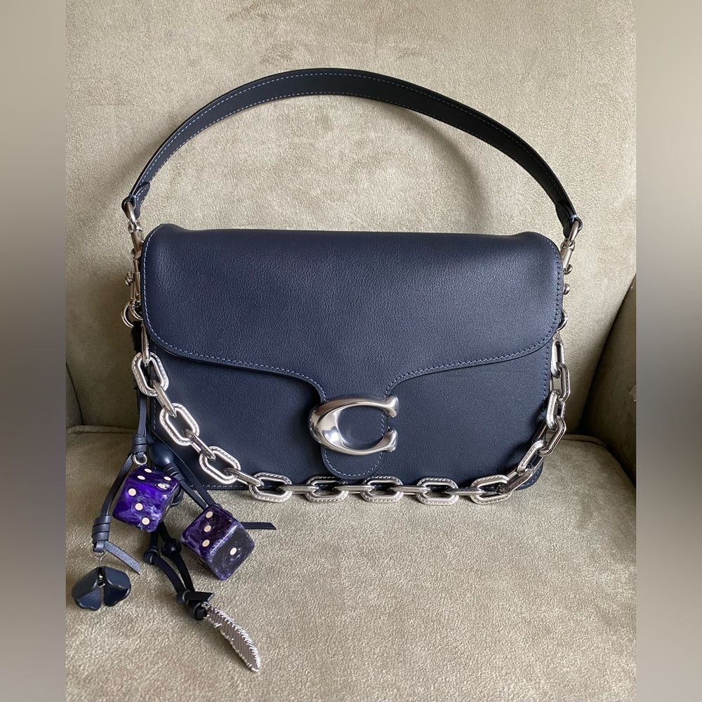 Coach Limited Edition Runway Chain Tabby CAG03 in Midnight Navy